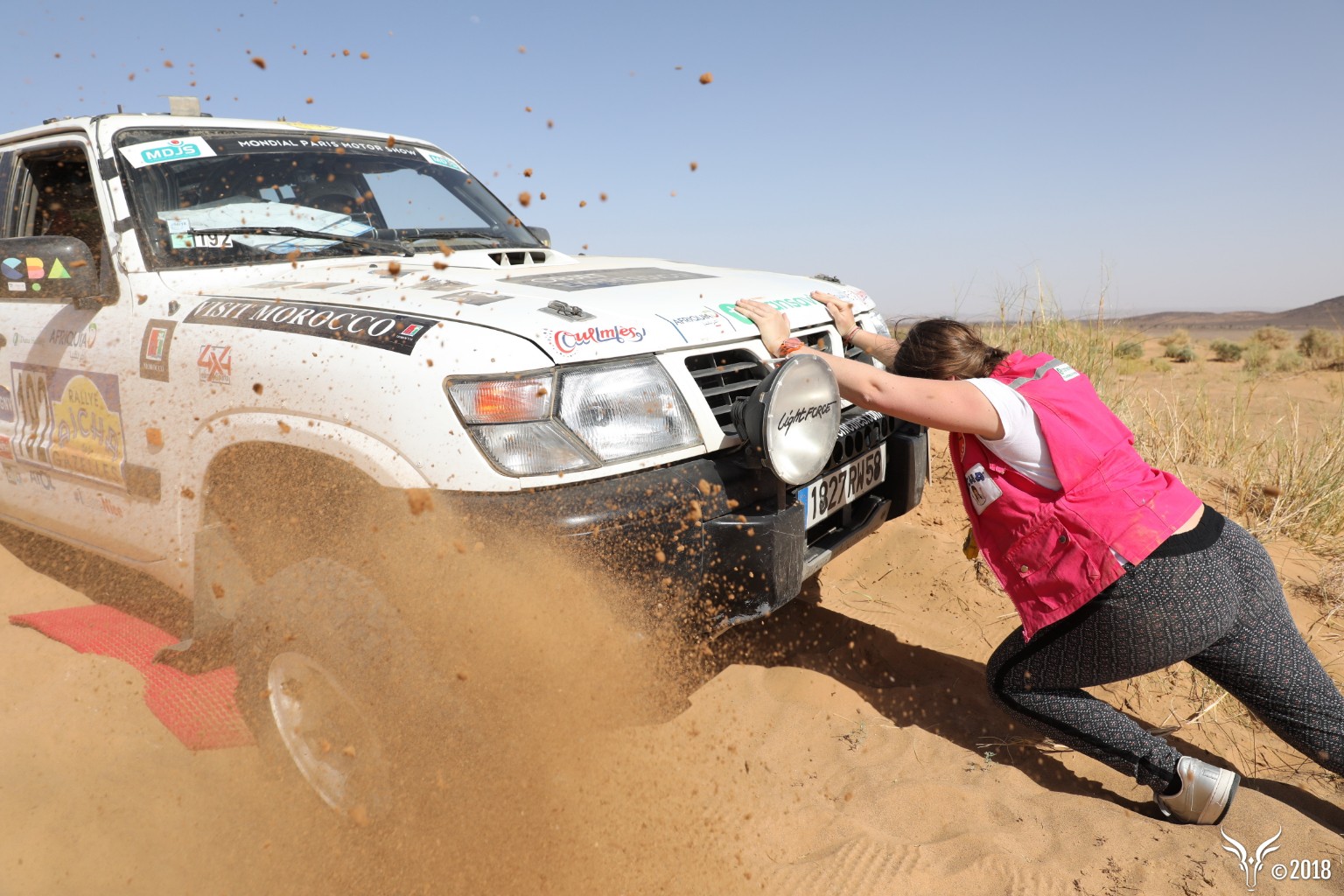 4x4 du Rallye des Gazelles dans les dunes